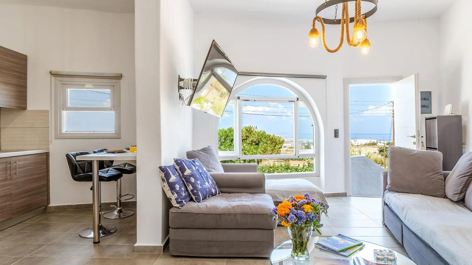 Sunset Horizon Villa Mykonos Town 펜션